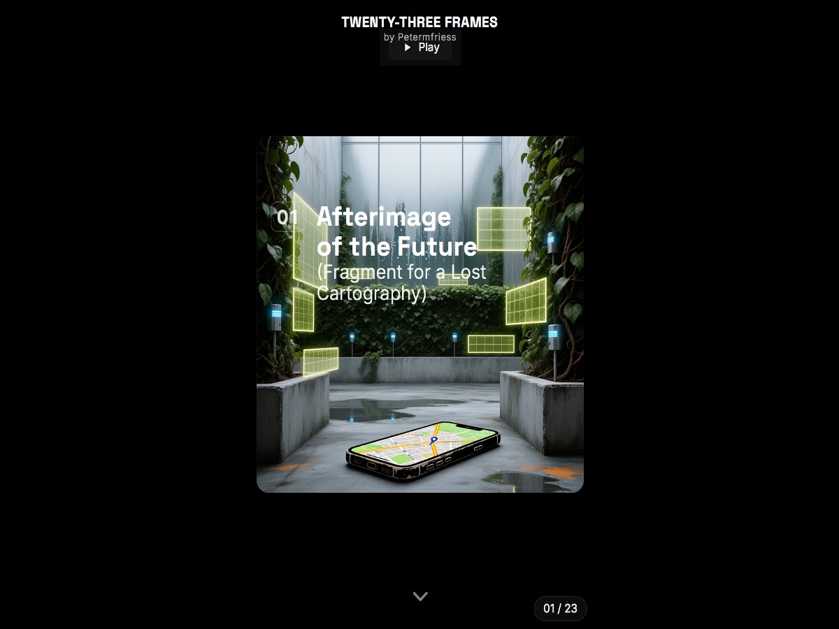 Preview of the endless scrolling site